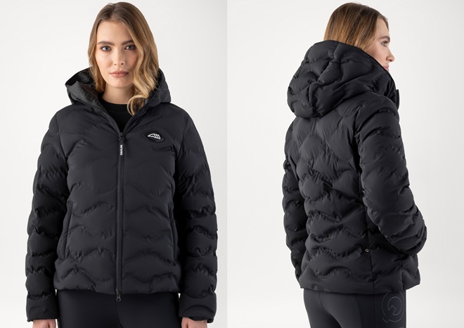 PIUMINO DONNA EQUILINE CON CAPPUCCIO CASIC Donna, Giacche Outdoor 
